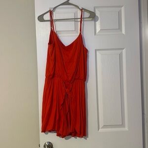 Red romper new with tags